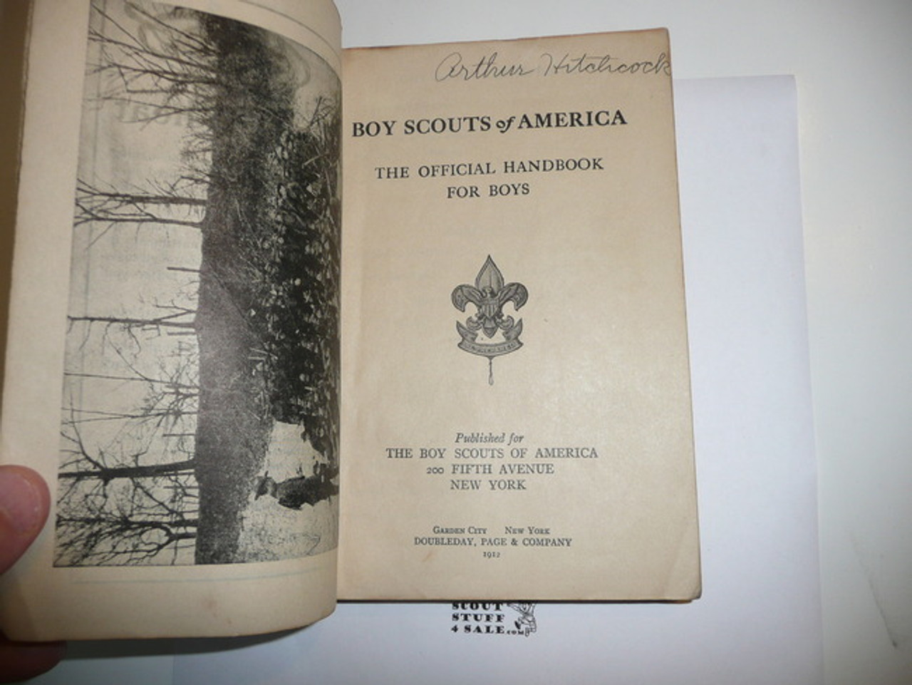 1912 Boy Scout Handbook, First Edition, Fourth Printing, Near Mint Condition 16227