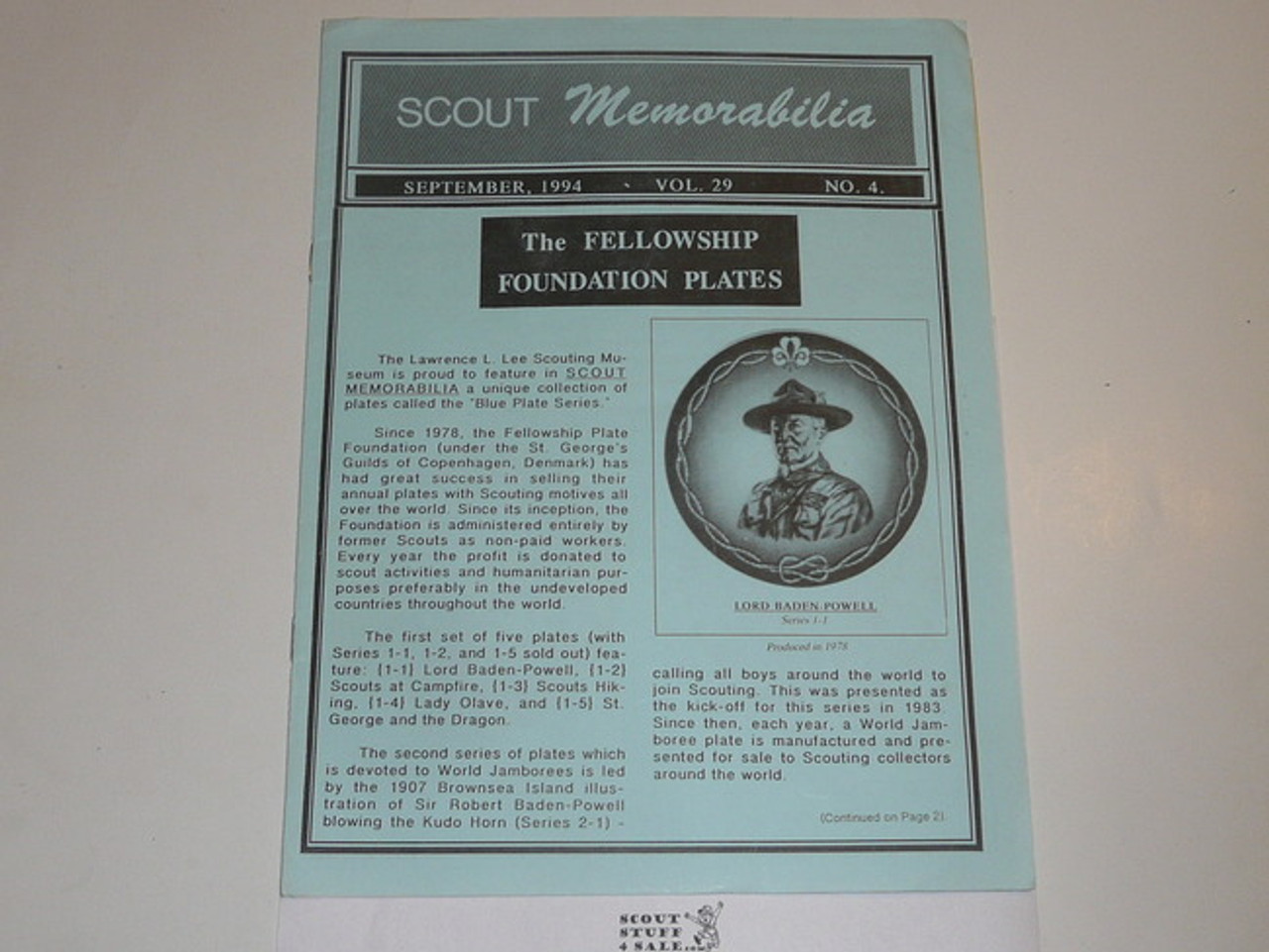 Scout Memorabilia Magazine, 1994, Vol 29 #4
