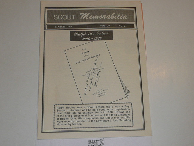 Scout Memorabilia Magazine, 1994, Vol 29 #2
