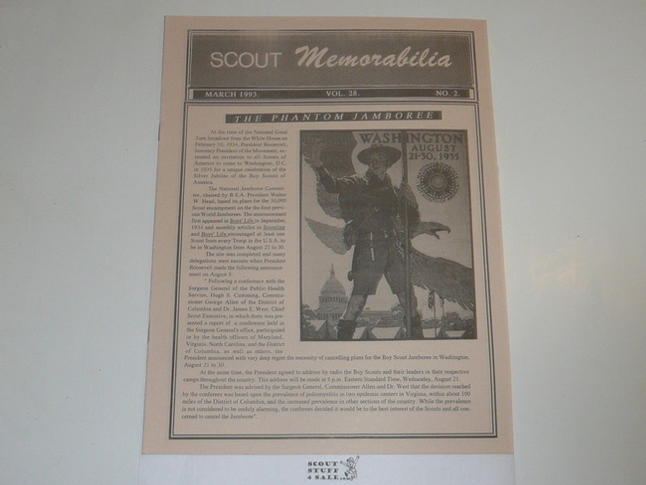 Scout Memorabilia Magazine, 1993, Vol 28 #2