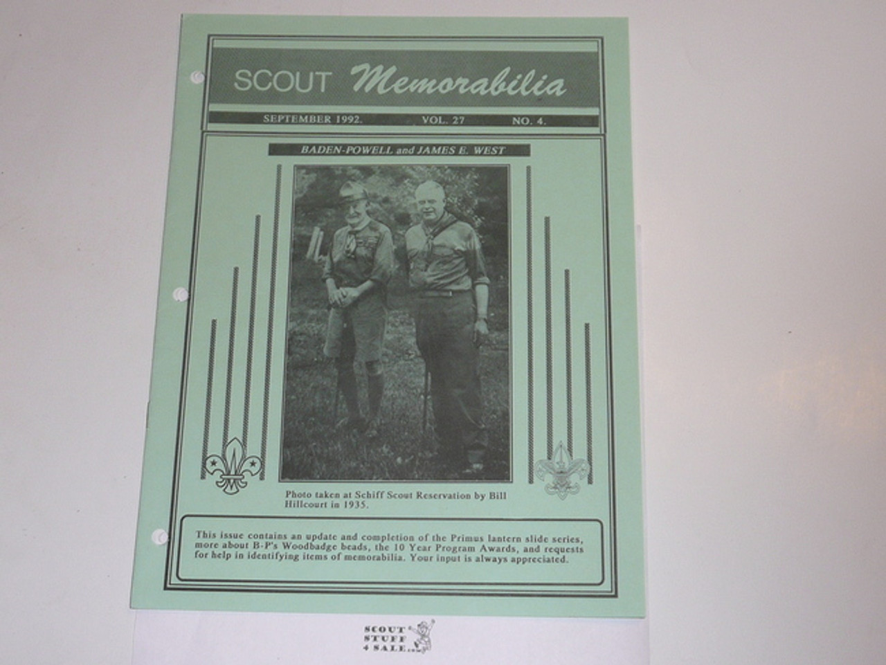 Scout Memorabilia Magazine, 1992, Vol 27 #4