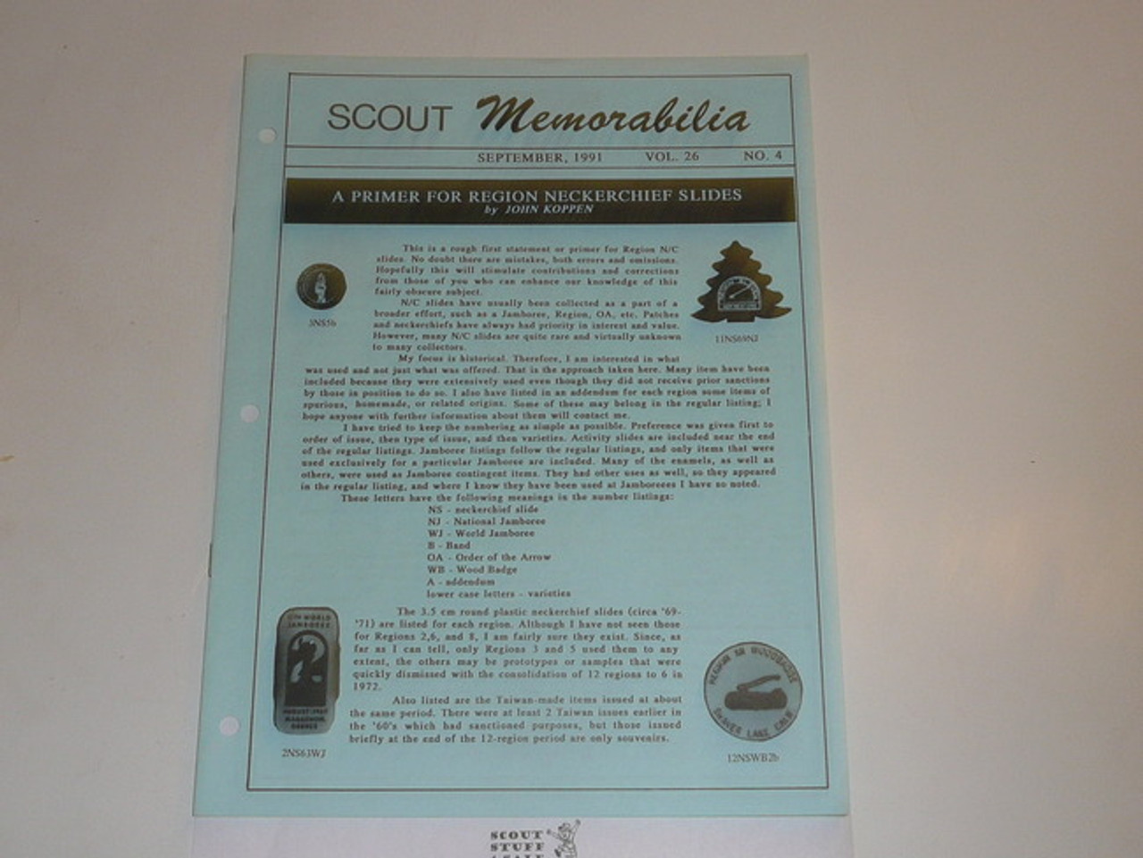 Scout Memorabilia Magazine, 1991, Vol 26 #4