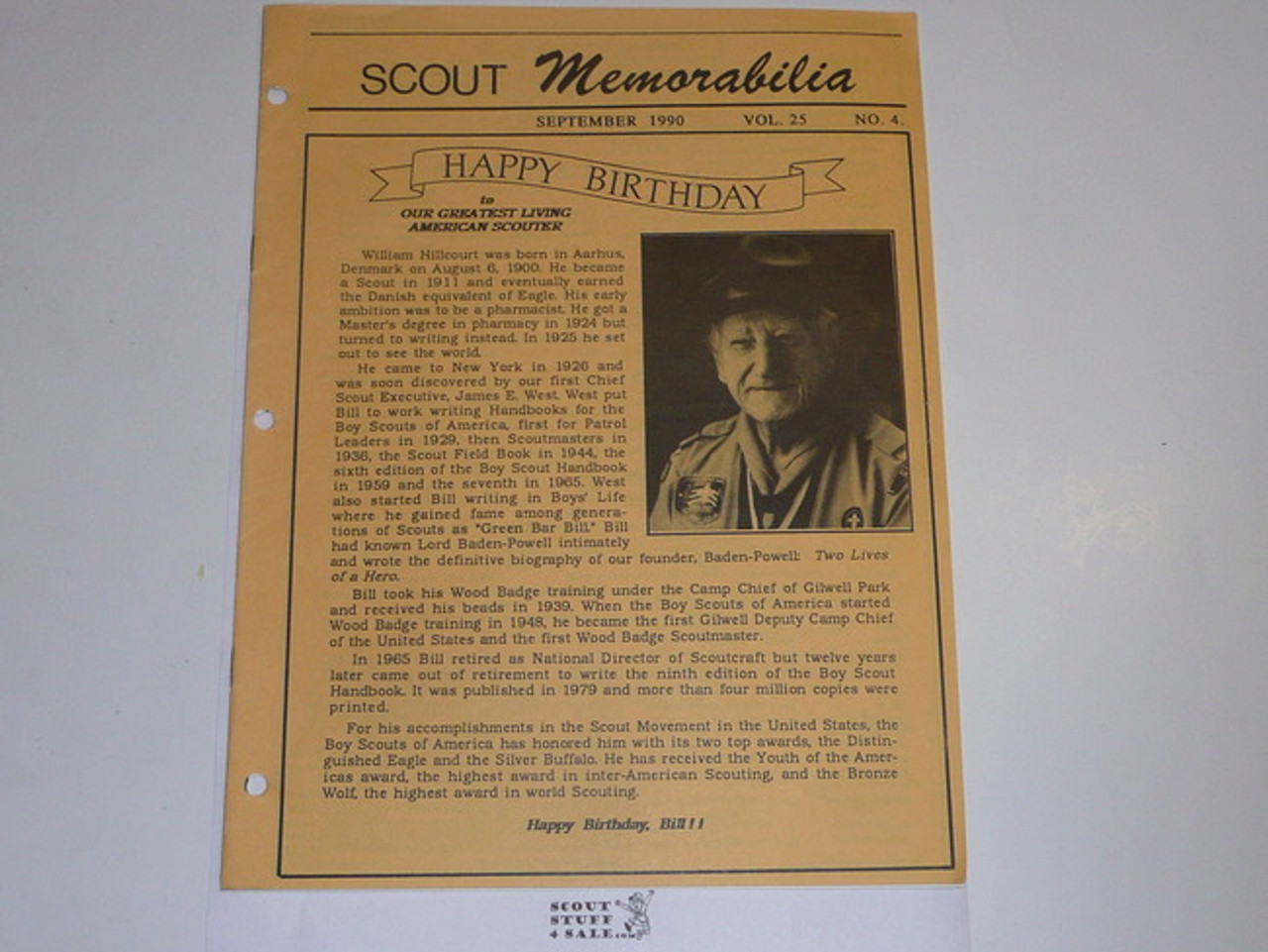 Scout Memorabilia Magazine, 1990, Vol 25 #4