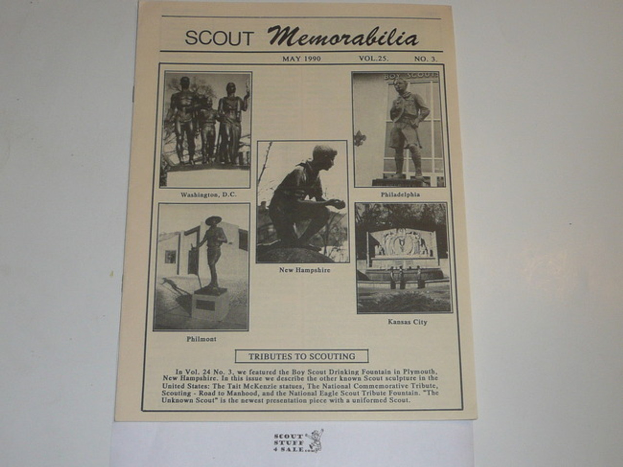 Scout Memorabilia Magazine, 1990, Vol 25 #3