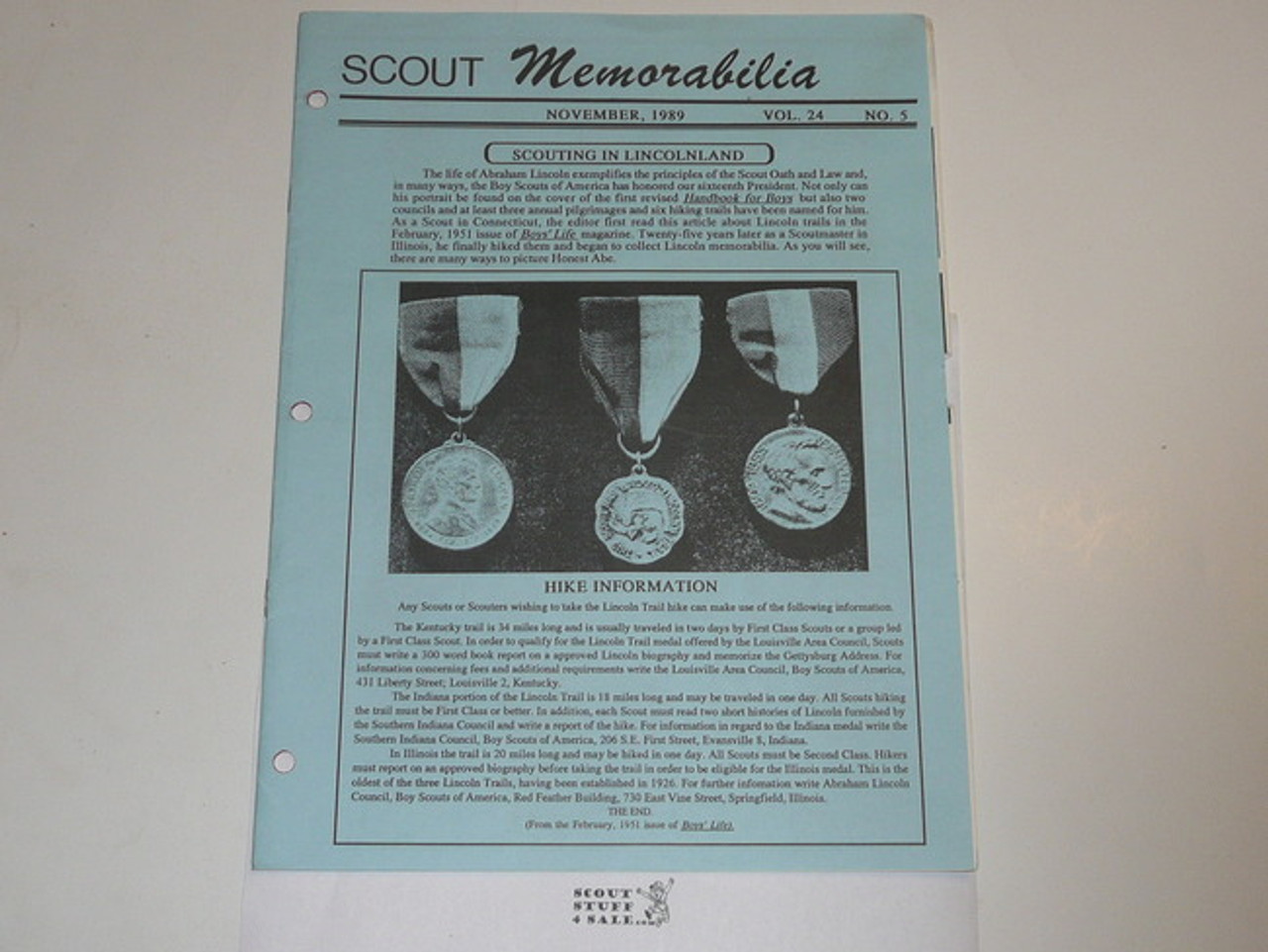 Scout Memorabilia Magazine, 1989, Vol 24 #5