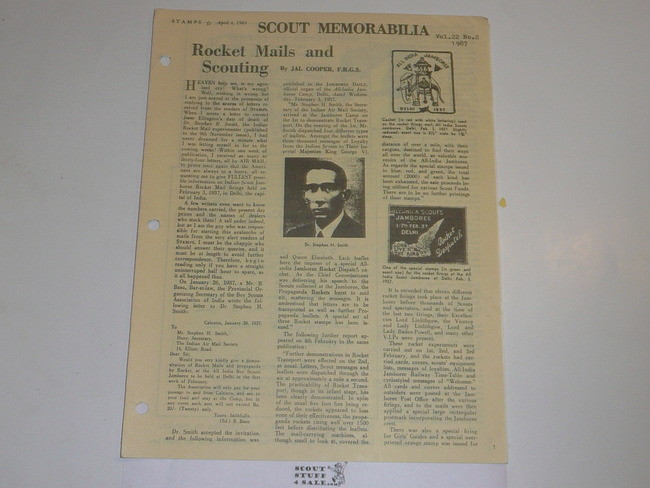 Scout Memorabilia Magazine, 1987, Vol 22 #2