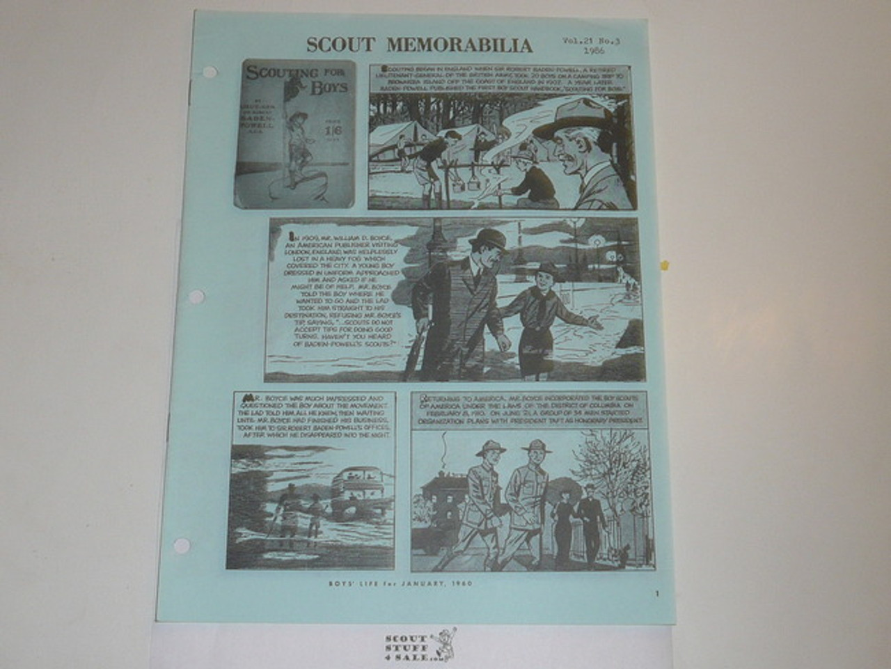 Scout Memorabilia Magazine, 1986, Vol 21 #3