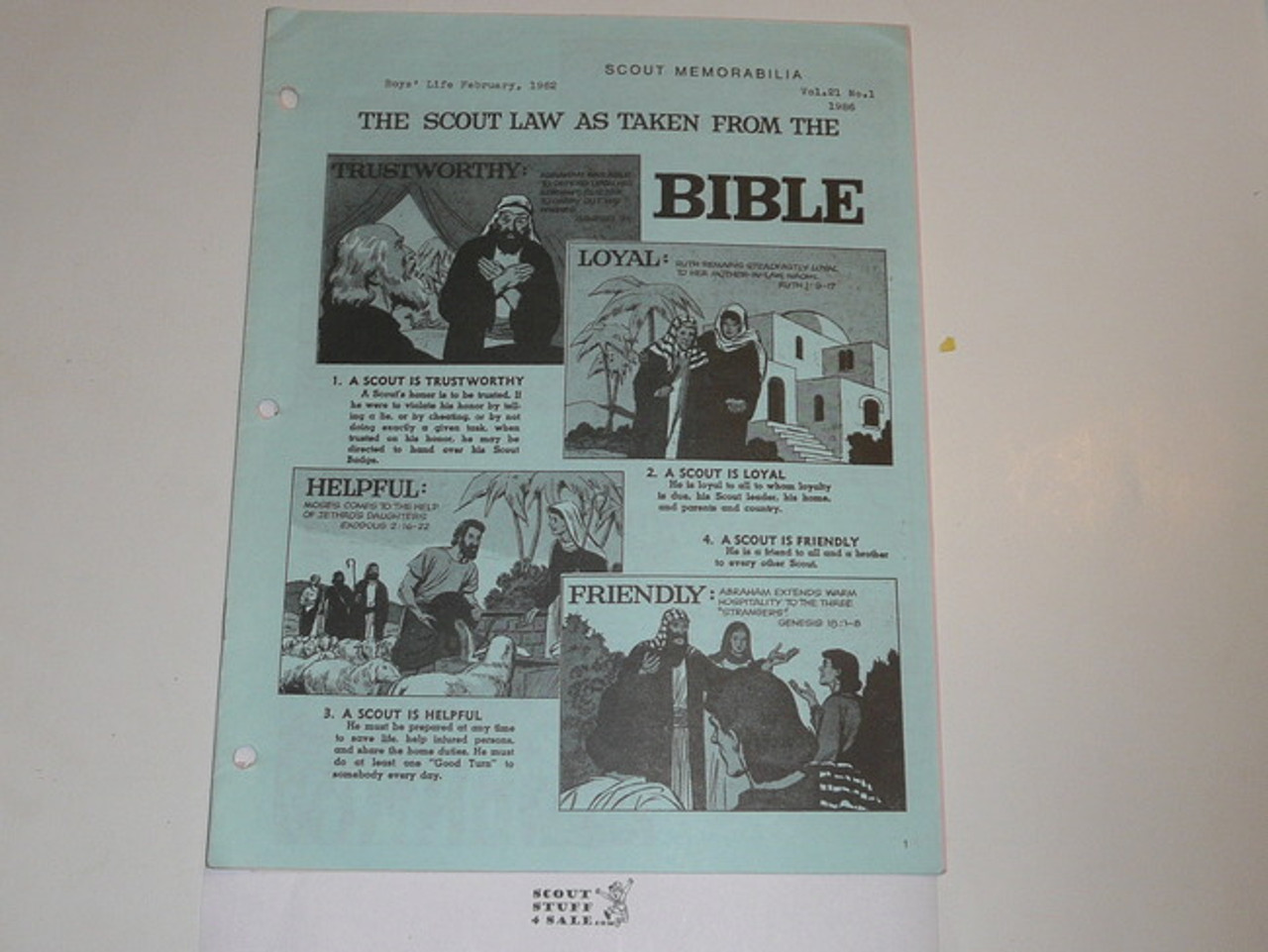 Scout Memorabilia Magazine, 1986, Vol 21 #1