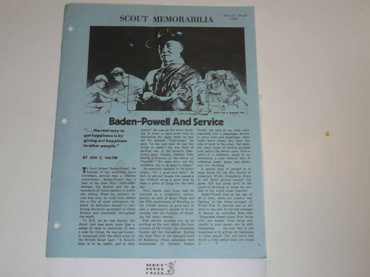 Scout Memorabilia Magazine, 1982, Vol 17 #3
