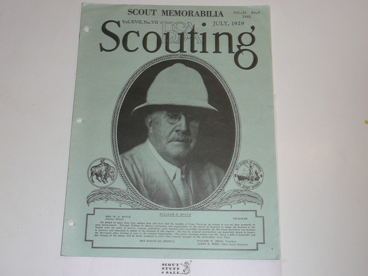 Scout Memorabilia Magazine, 1981, Vol 16 #5