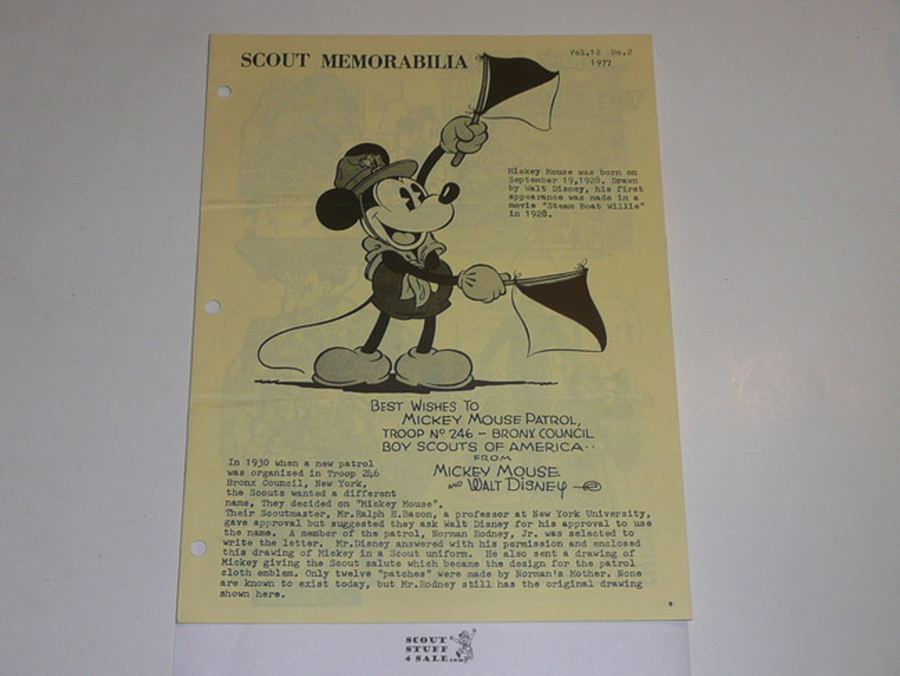 Scout Memorabilia Magazine, 1977, Vol 12 #2
