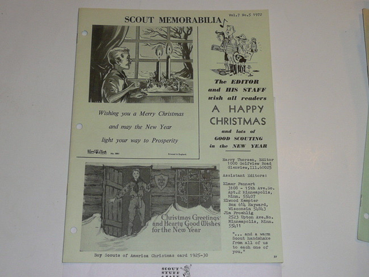 Scout Memorabilia Magazine, 1972, Vol 7 #5