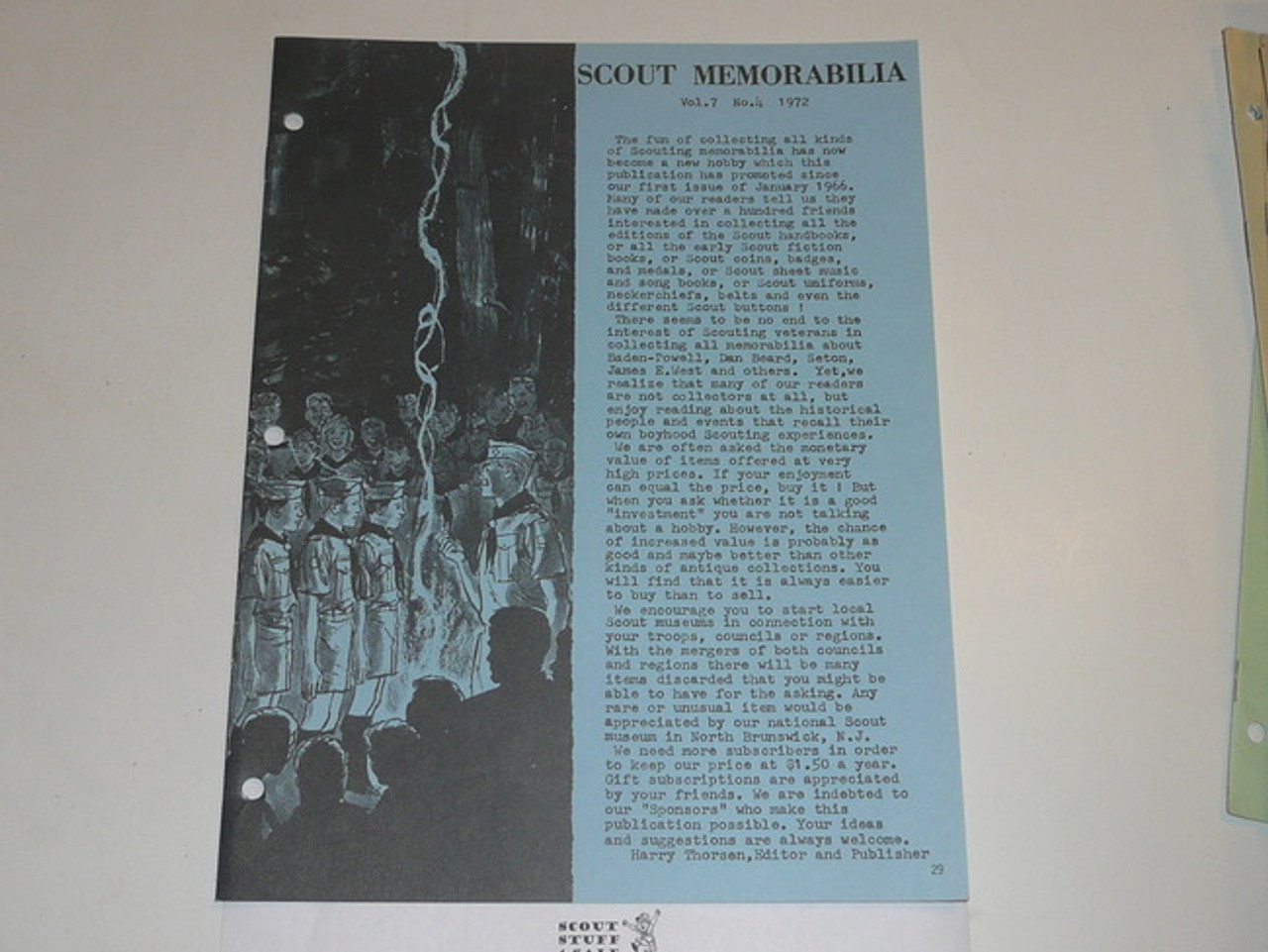 Scout Memorabilia Magazine, 1972, Vol 7 #4
