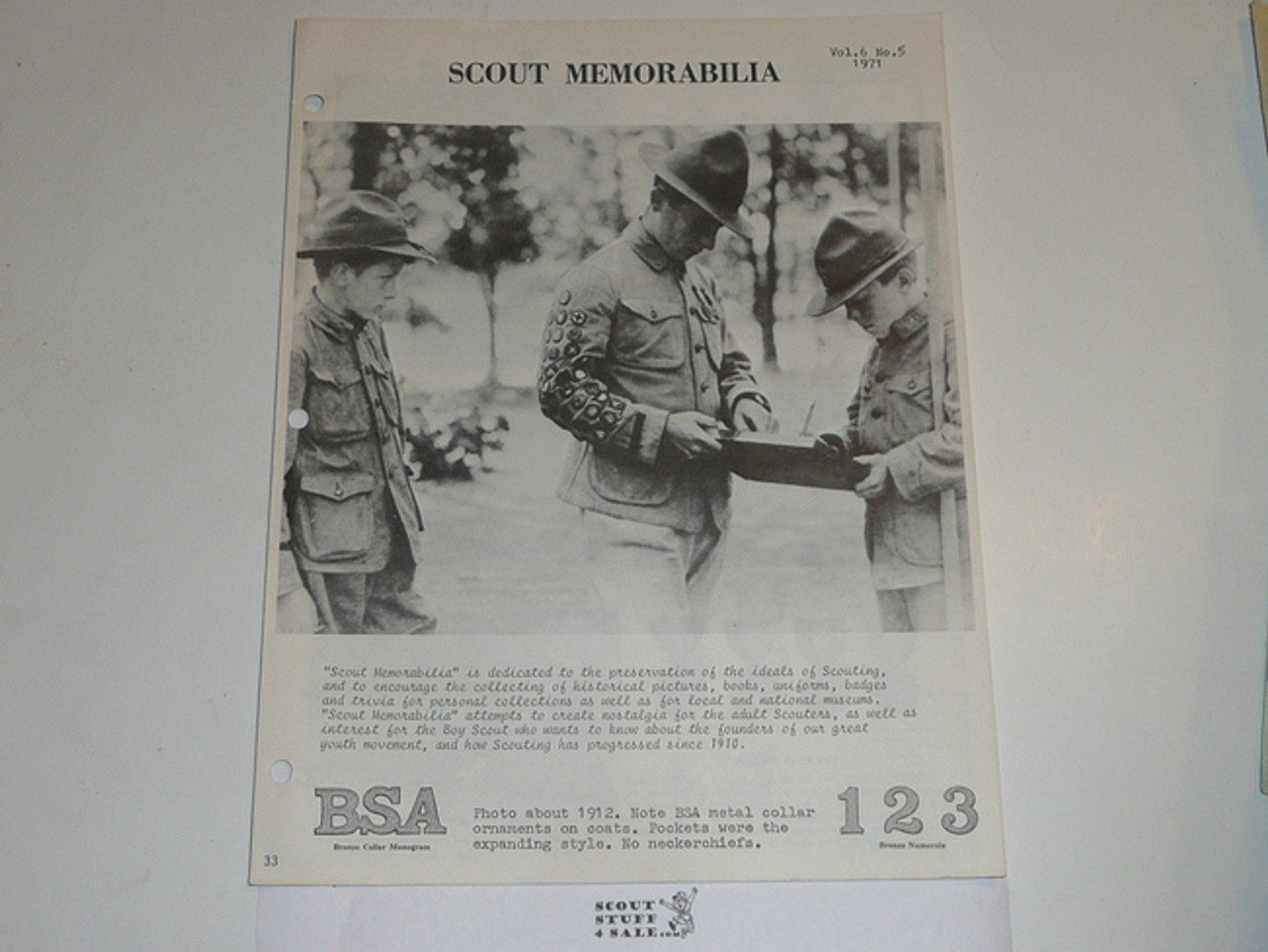 Scout Memorabilia Magazine, 1971, Vol 6 #5
