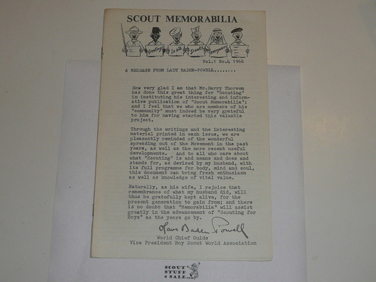 Scout Memorabilia Magazine, 1966, Vol 1 #4