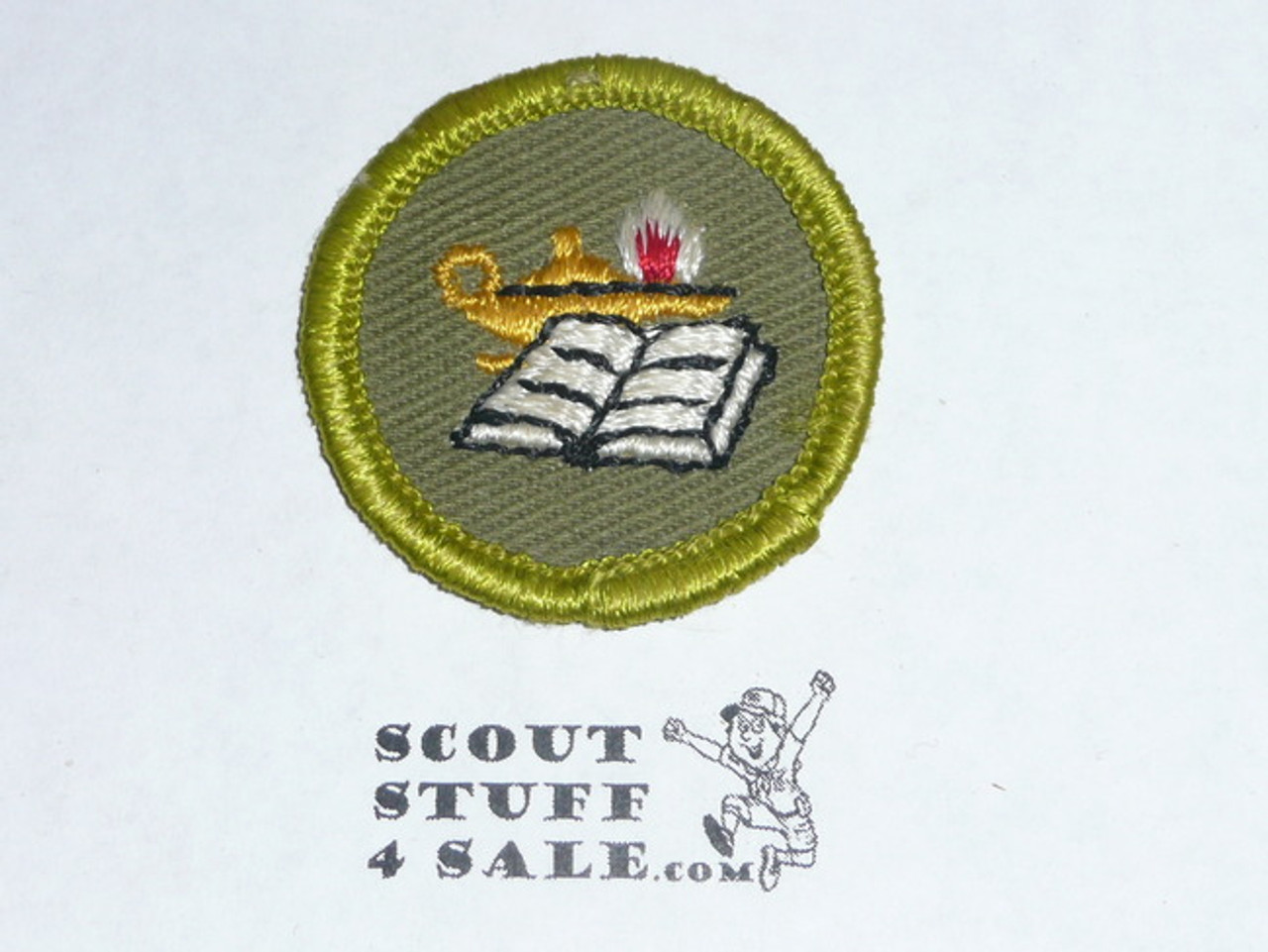 Reading - Type F - Rolled Edge Twill Merit Badge (1961-1968)