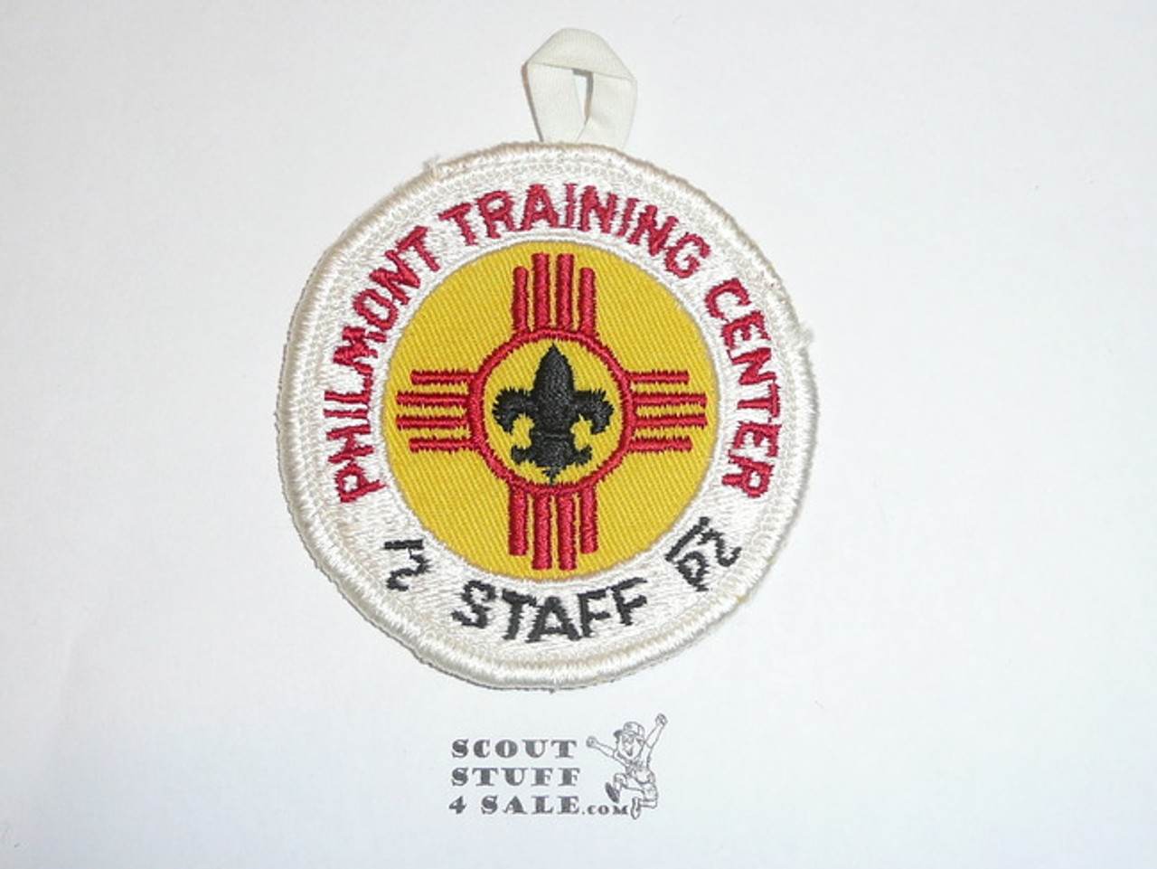 Philmont Scout Ranch, Training Center, Staff Patch, White Border