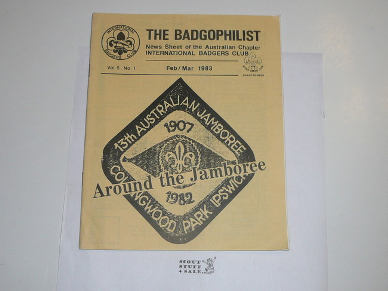 The Badgophilist, Newsletter of the Australian Branch of the International Badger clubb, 1983 February/March, Vol 5 #1