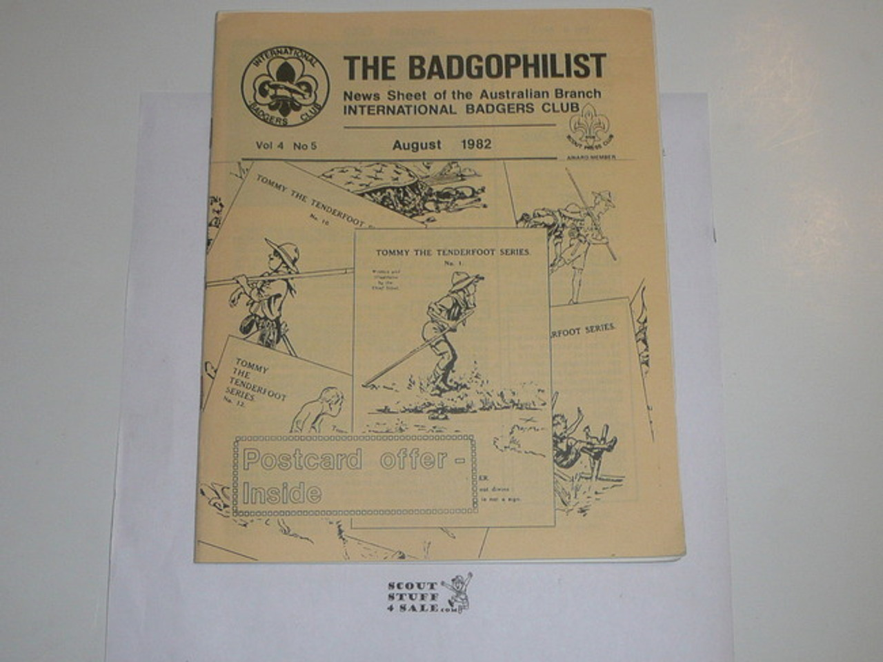 The Badgophilist, Newsletter of the Australian Branch of the International Badger clubb, 1982 August, Vol 4 #5