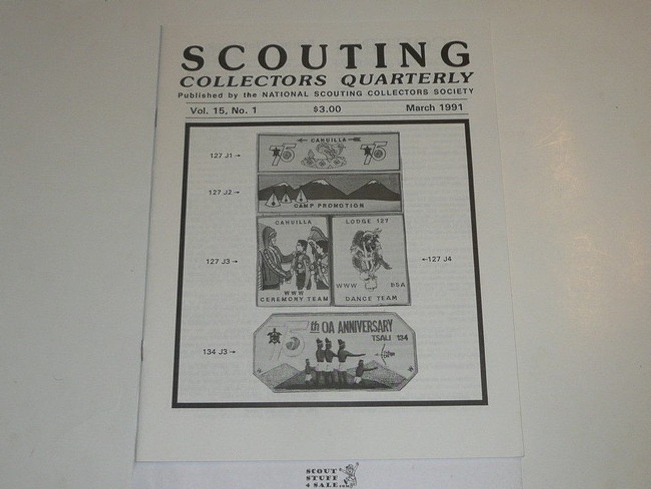 Scouting Collecters Quarterly Newsletter, 1991 March, Vol 15 #1