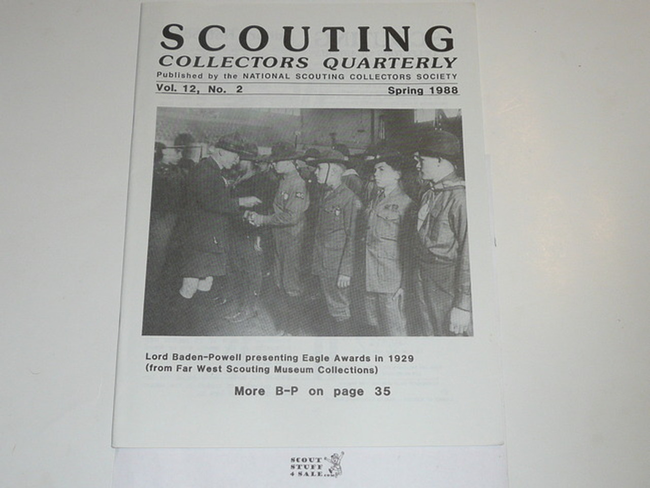 Scouting Collecters Quarterly Newsletter, 1988 Spring, Vol 12 #2