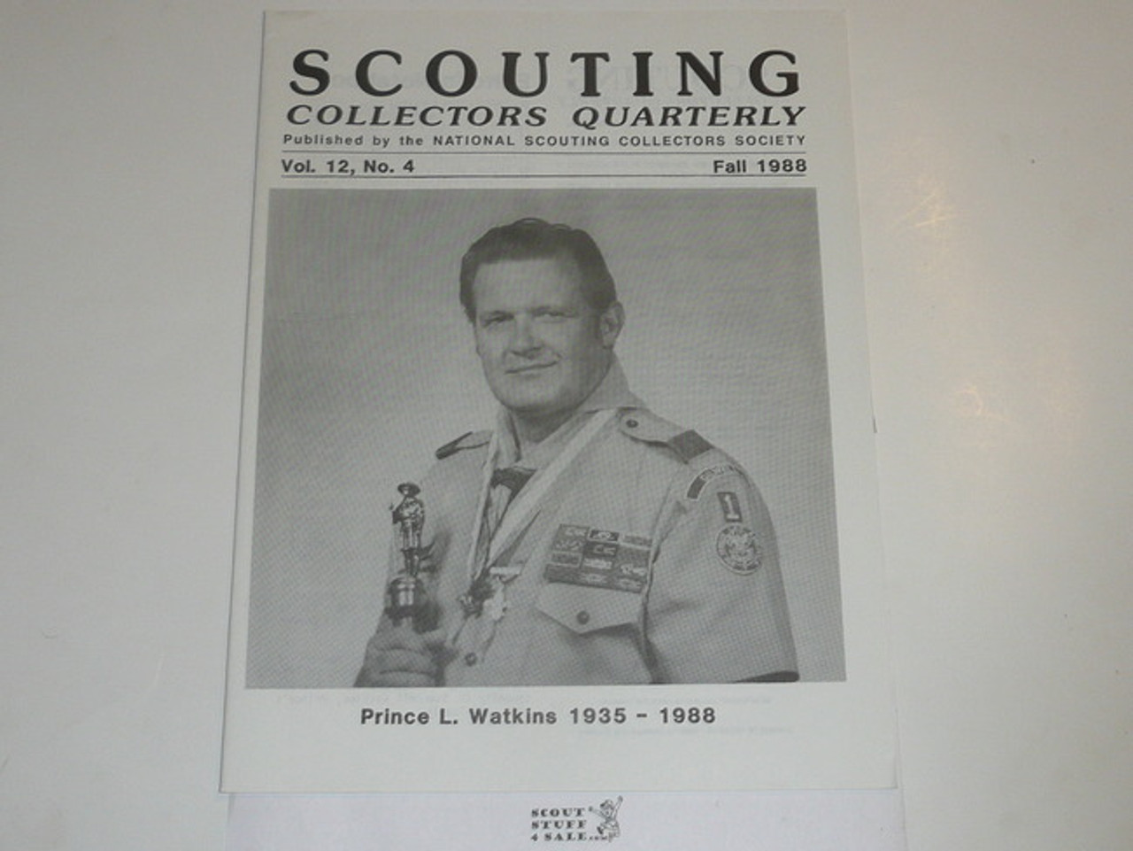 Scouting Collecters Quarterly Newsletter, 1988 Fall, Vol 12 #4