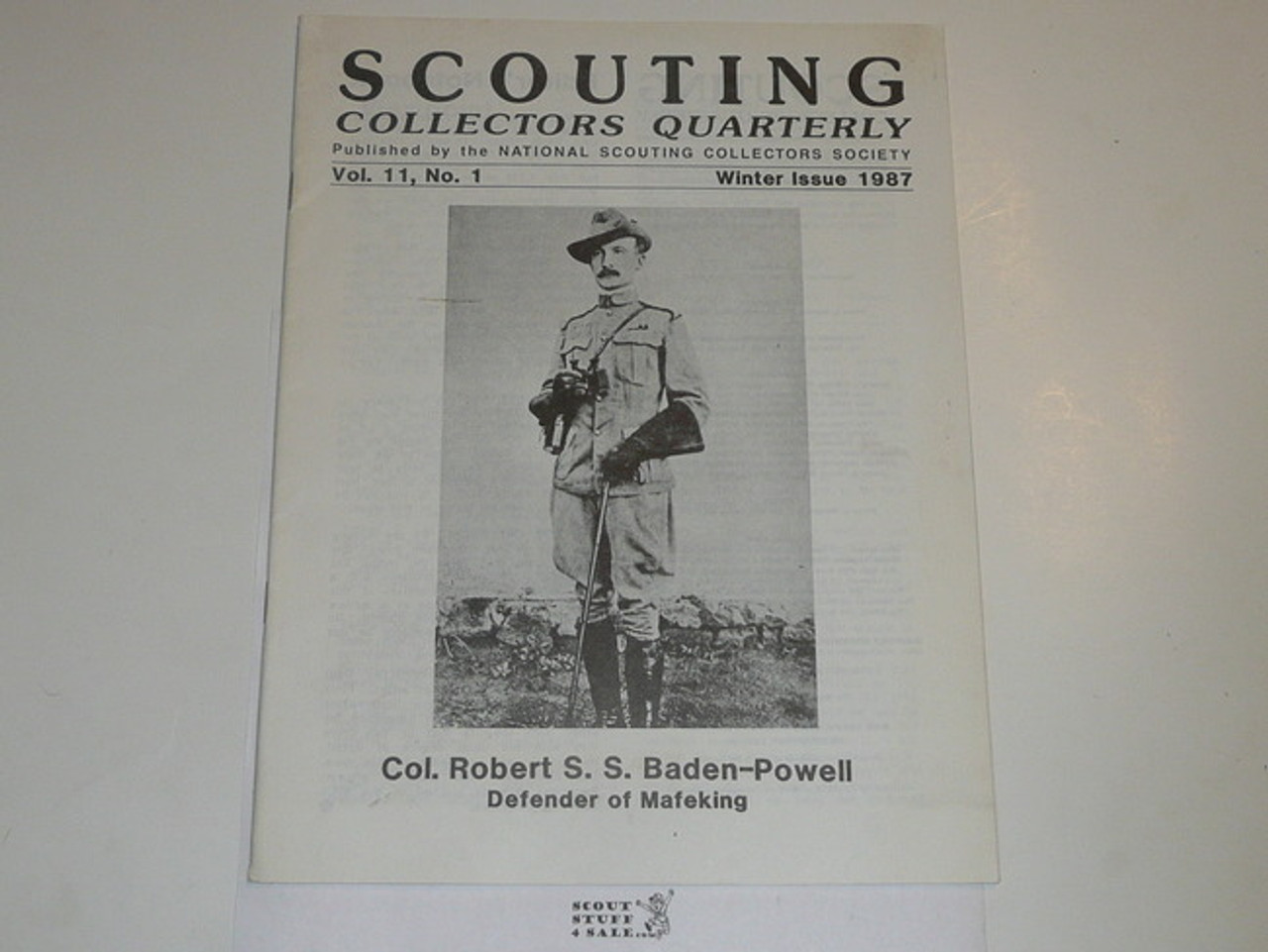 Scouting Collecters Quarterly Newsletter, 1987 Winter, Vol 11 #1