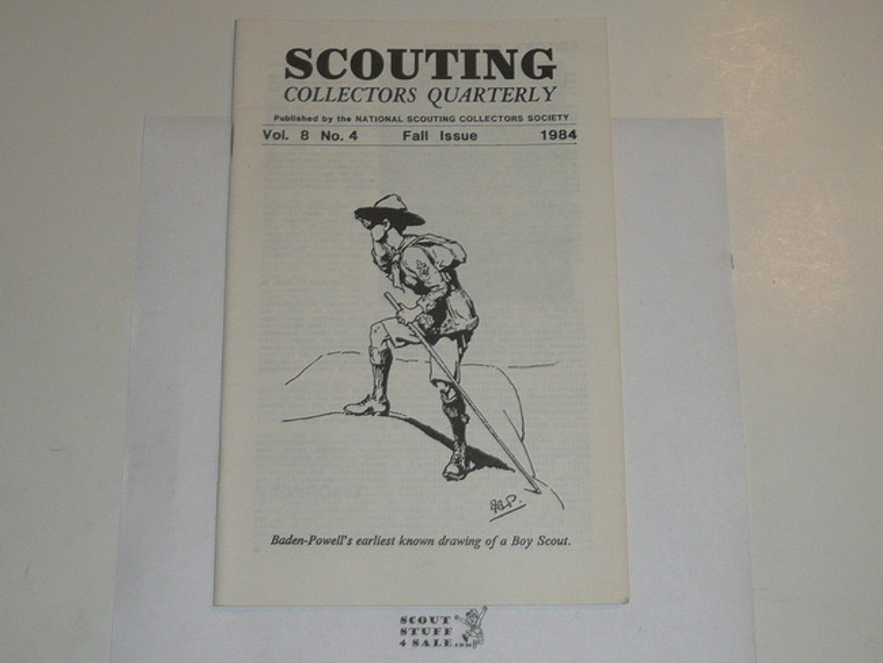 Scouting Collecters Quarterly Newsletter, 1984 Fall, Vol 8 #4