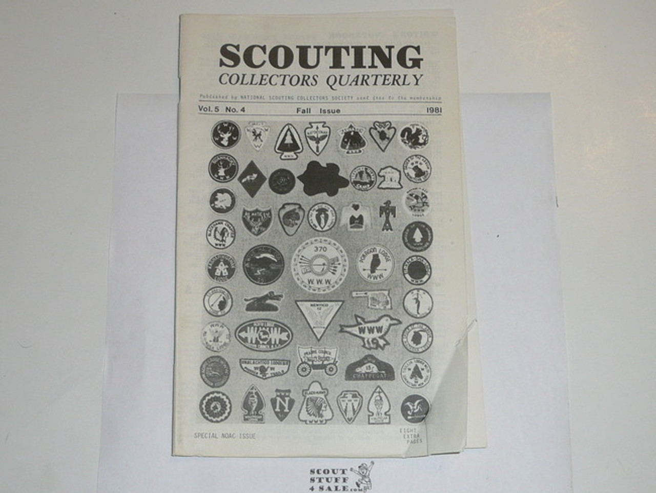 Scouting Collecters Quarterly Newsletter, 1981 Fall, Vol 5 #4