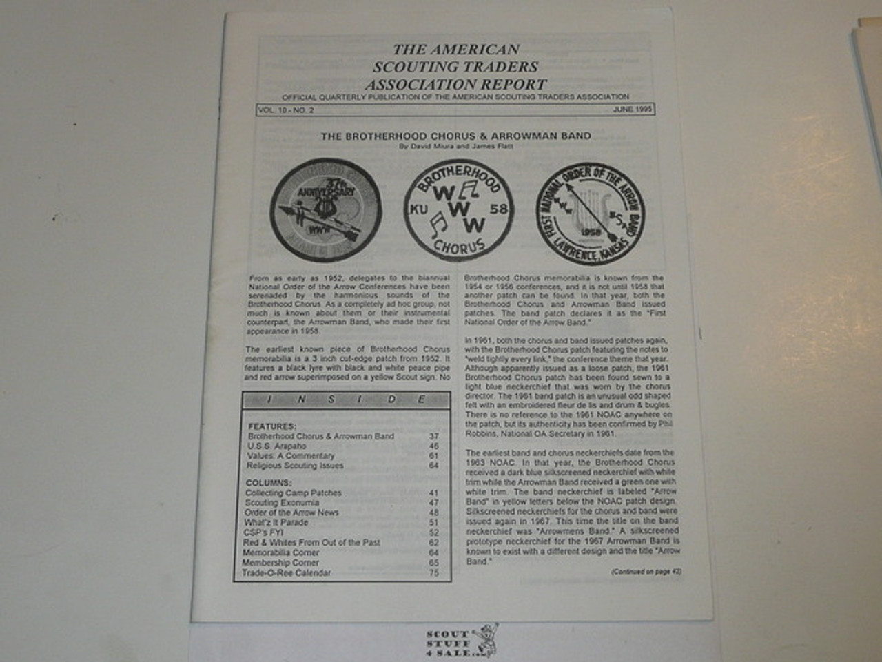 American Scouting Traders Association Report (ASTAR), 1995 June, Vol 10 #2