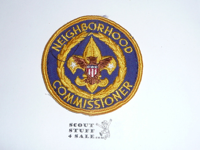 Neighborhood Commissioner Patch (NC6), 1970-1972, lt use