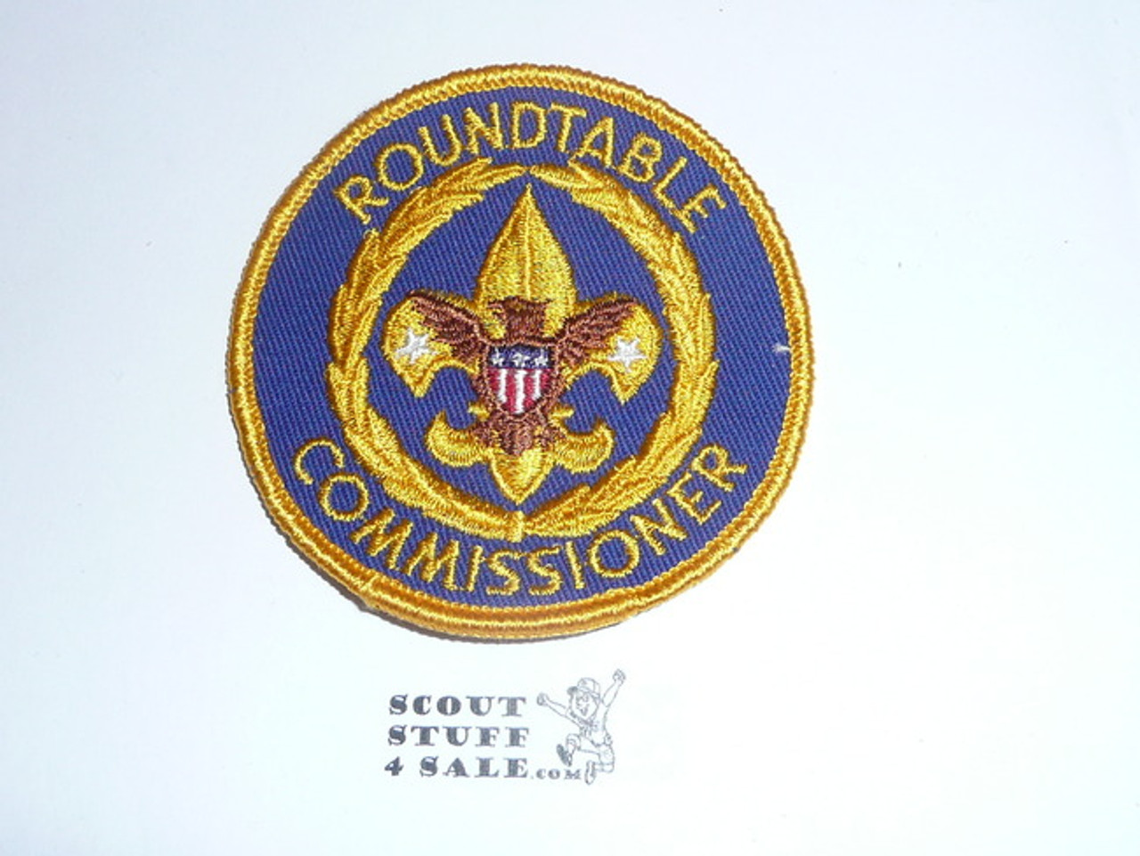 Boy Scout Roundtable Commissioner Patch (BSRTC1), 1970-1972