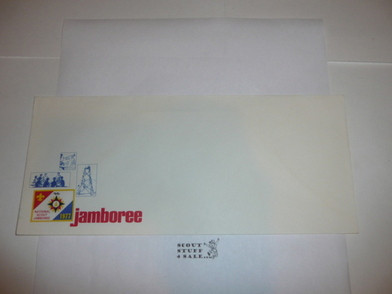 1977 National Jamboree Stationary #10 Envelope