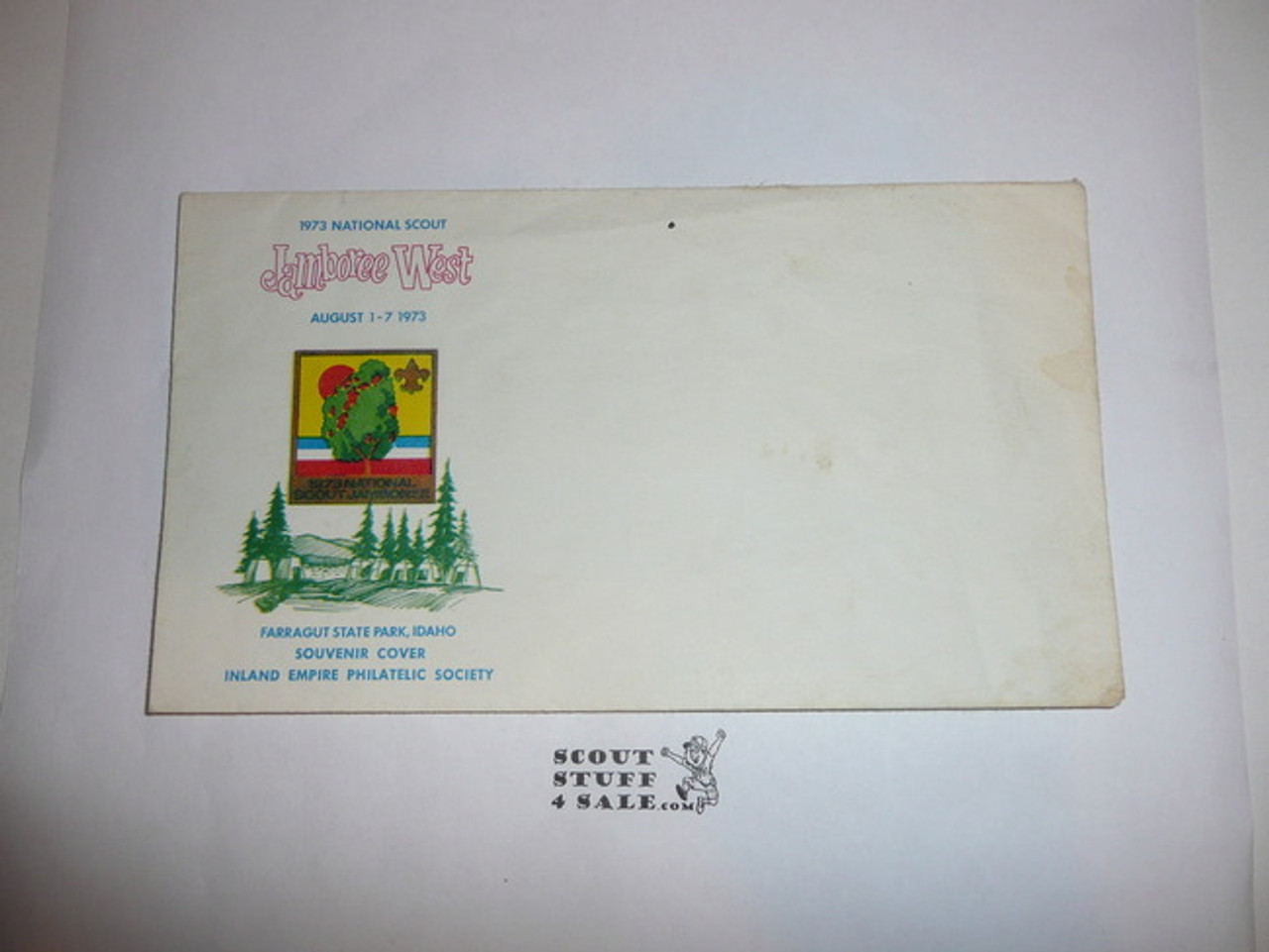 1973 National Jamboree FDC Inland Empire Philatelic Envelope