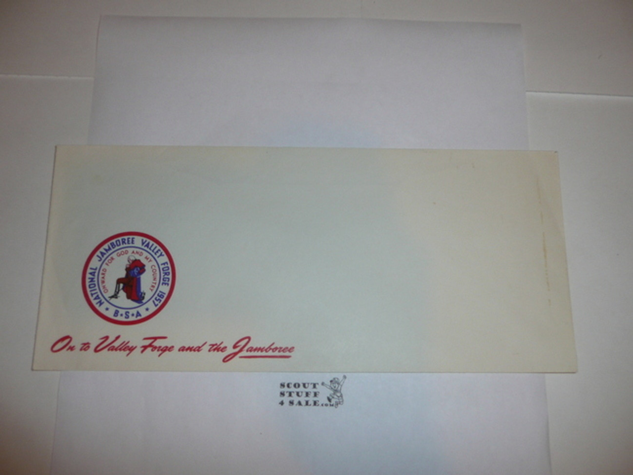 1957 National Jamboree Stationary #10 Envelope