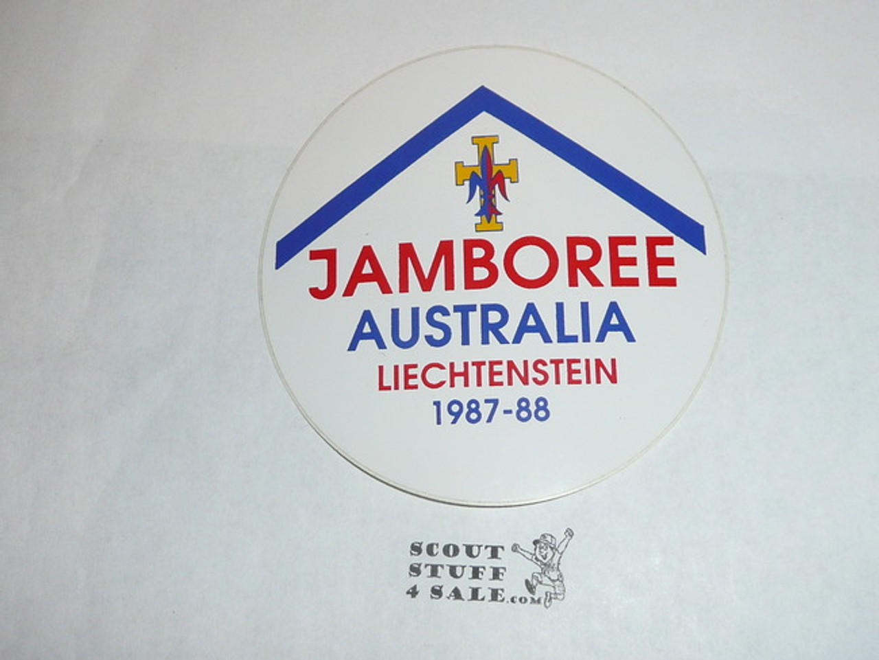 1987-88 World Jamboree Liechtenstein Sticker