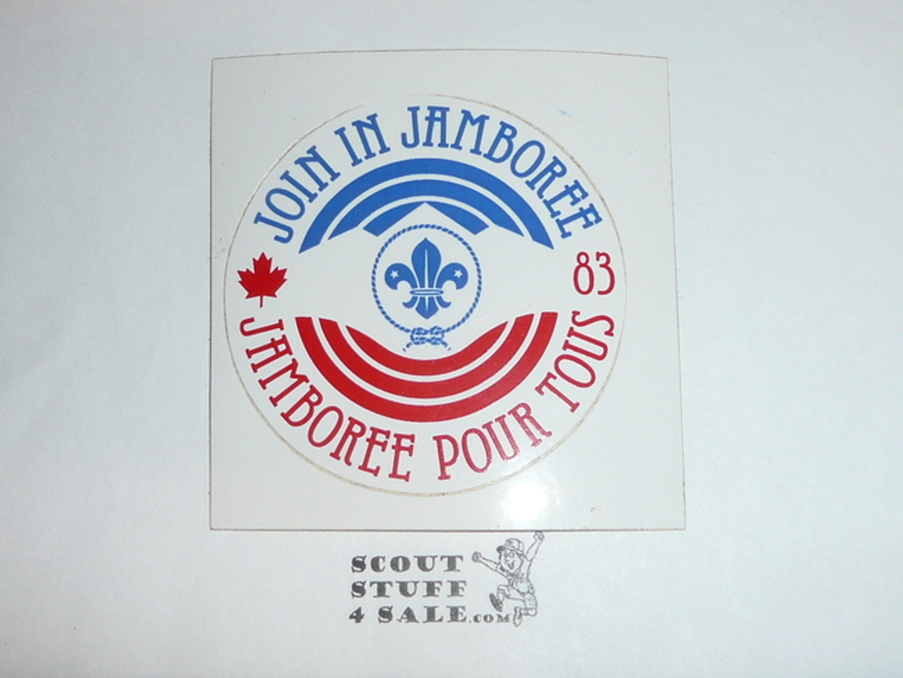 1983 World Jamboree Join in Jamboree Sticker