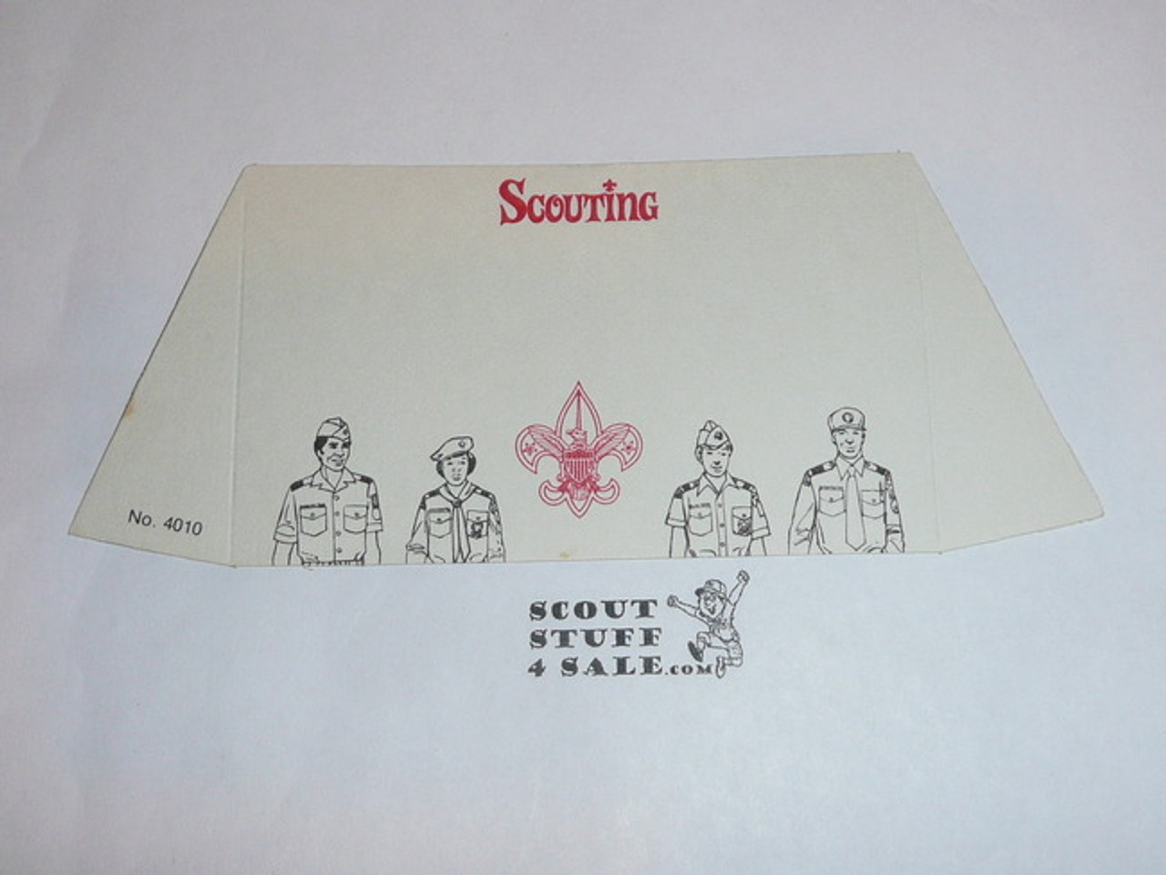 1970's Boy Scout "ScoutingThe Better Life" Place Card Table Topper