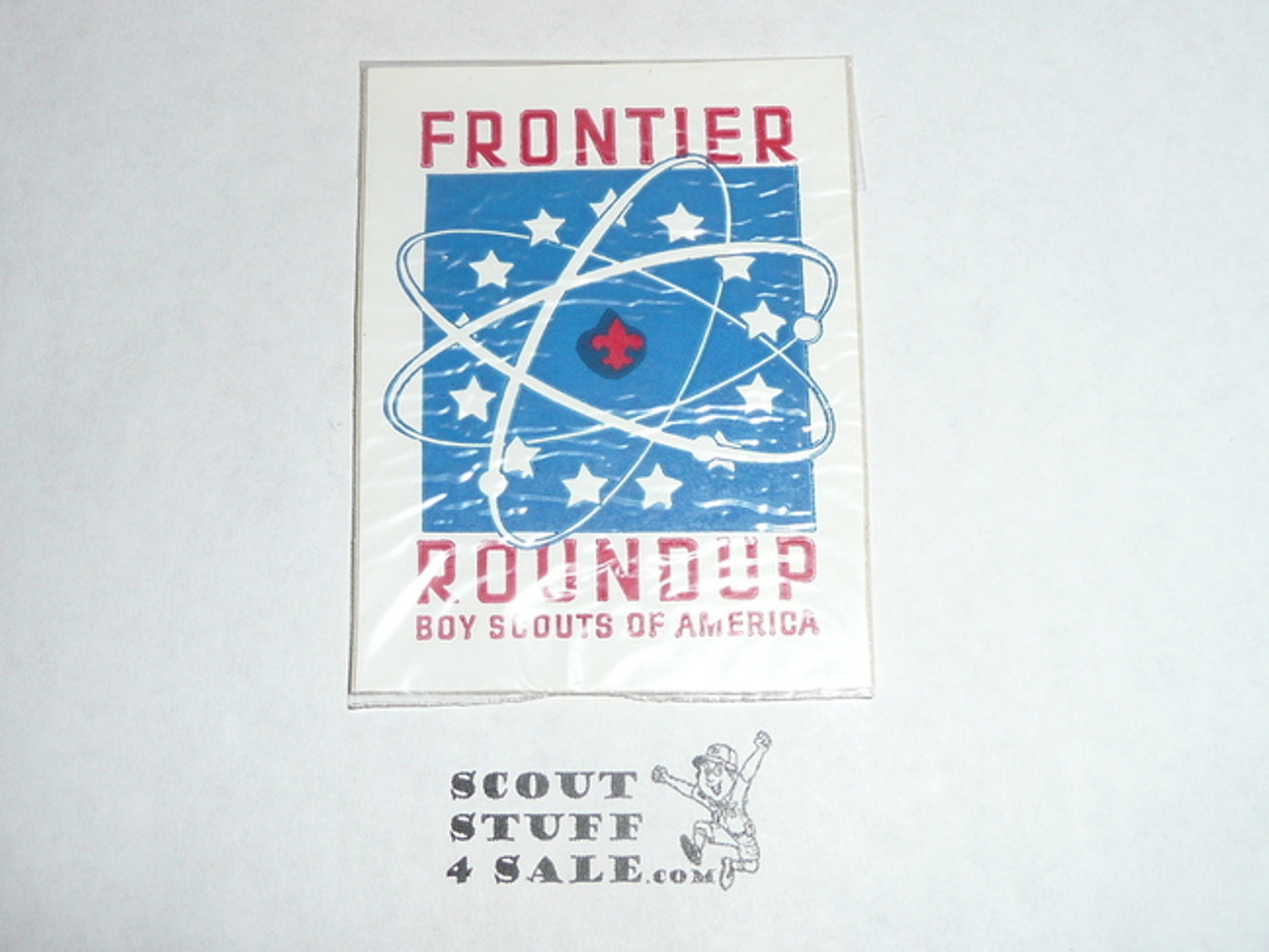 Frontier Roundup Boy Scout National Theme Gummed Seal