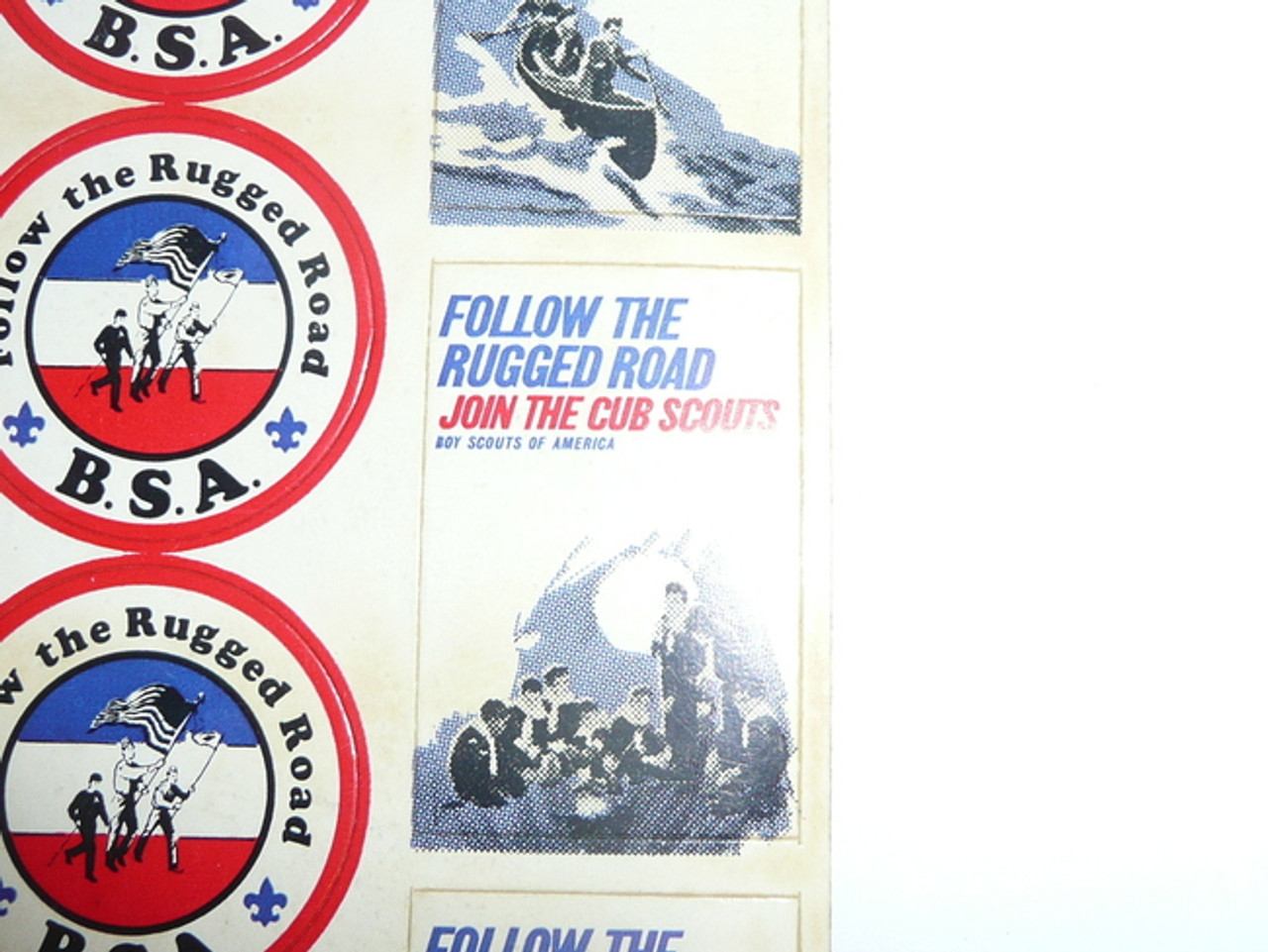 Follow the Rugged Road, Join the Cub Scouts National Theme Sticker