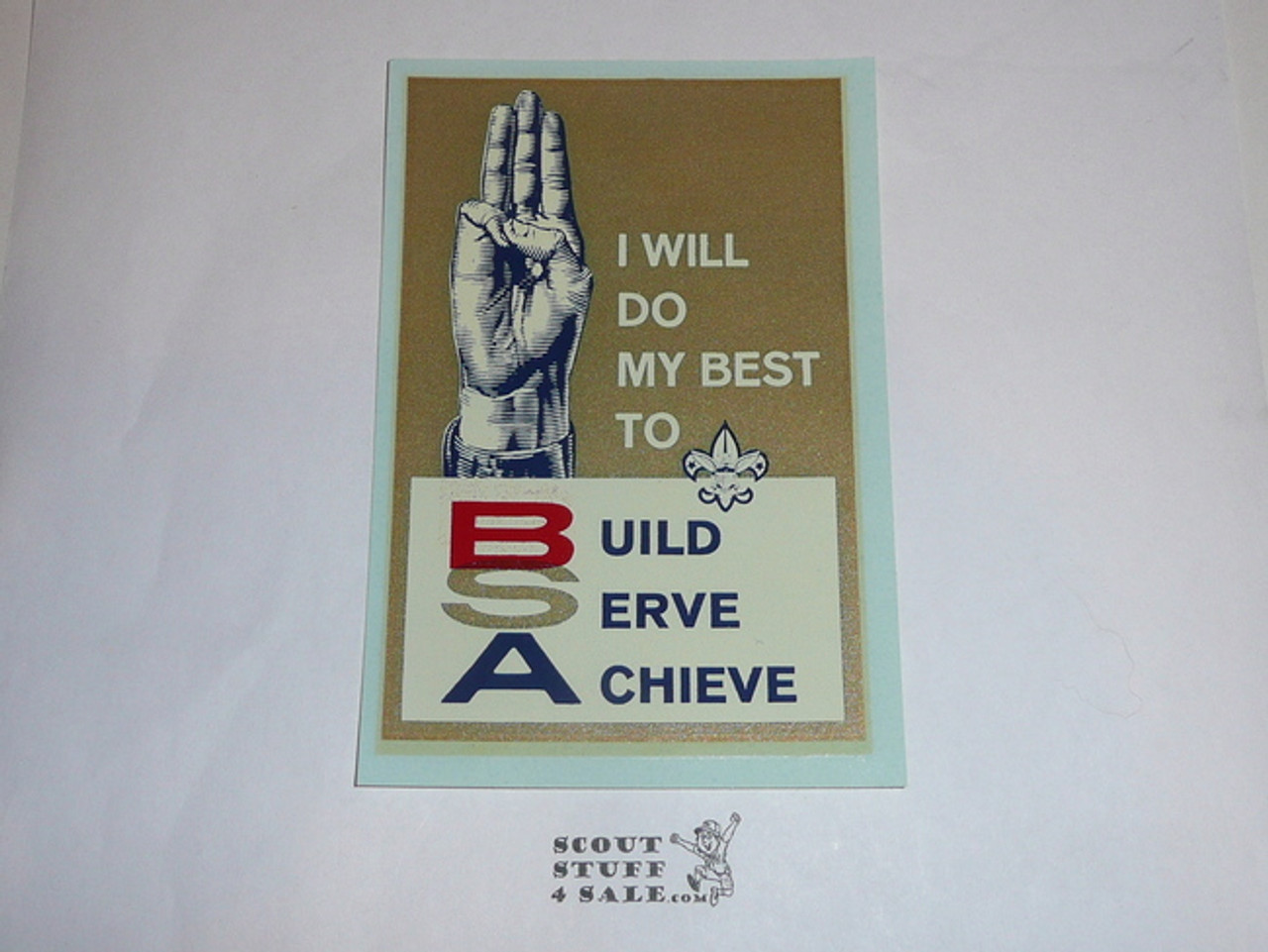 Build Serve Achieve Boy Scout National Theme Decal