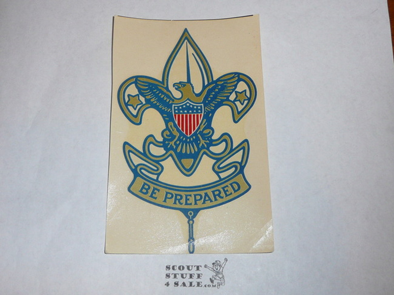 1960's Boy Scout Emblem Decal, gold/blue 1st class emblem #2