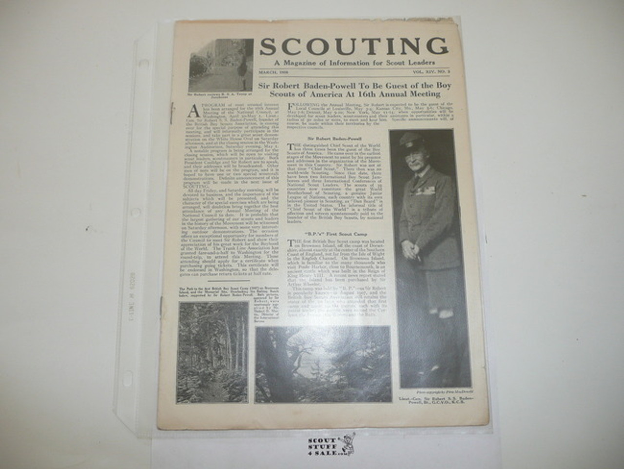 1926, March Scouting Magazine Vol 14 #3