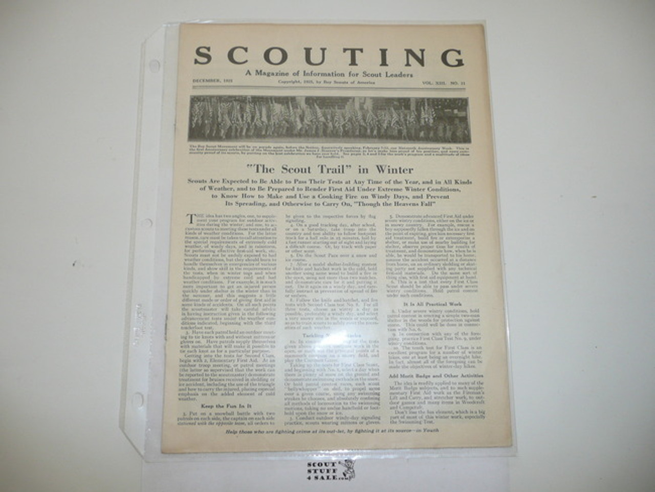 1925, December Scouting Magazine Vol 8 #11