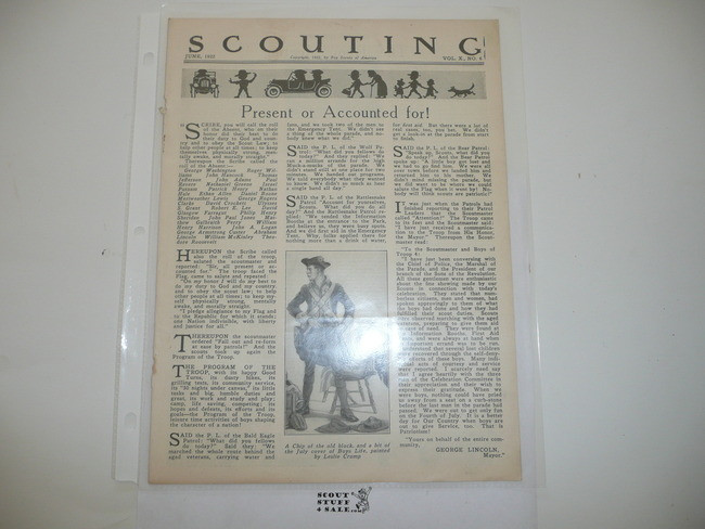 1922, June Scouting Magazine Vol 10 #6