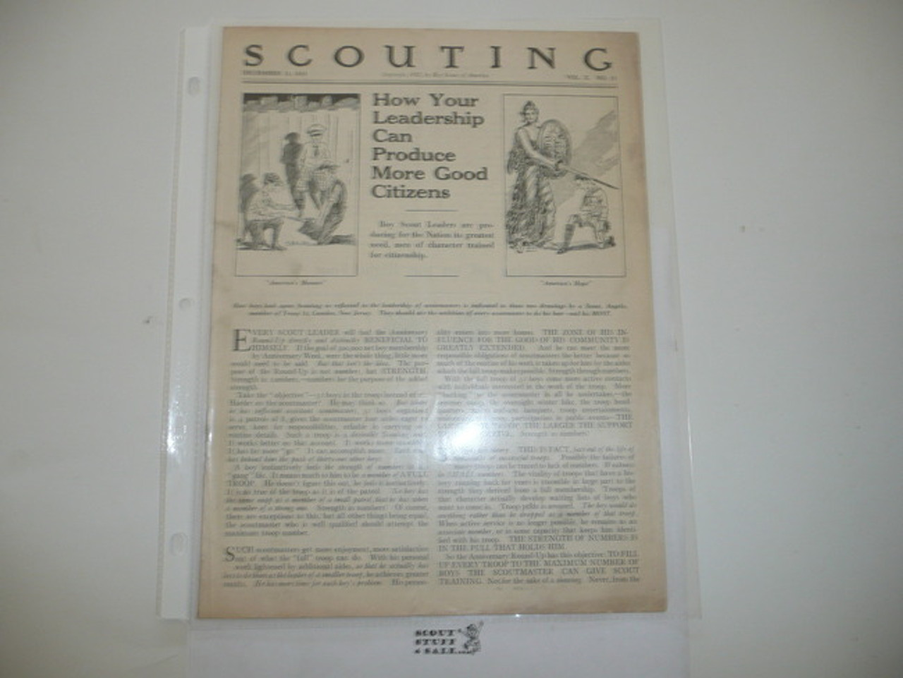 1922, December Scouting Magazine Vol 10 #11