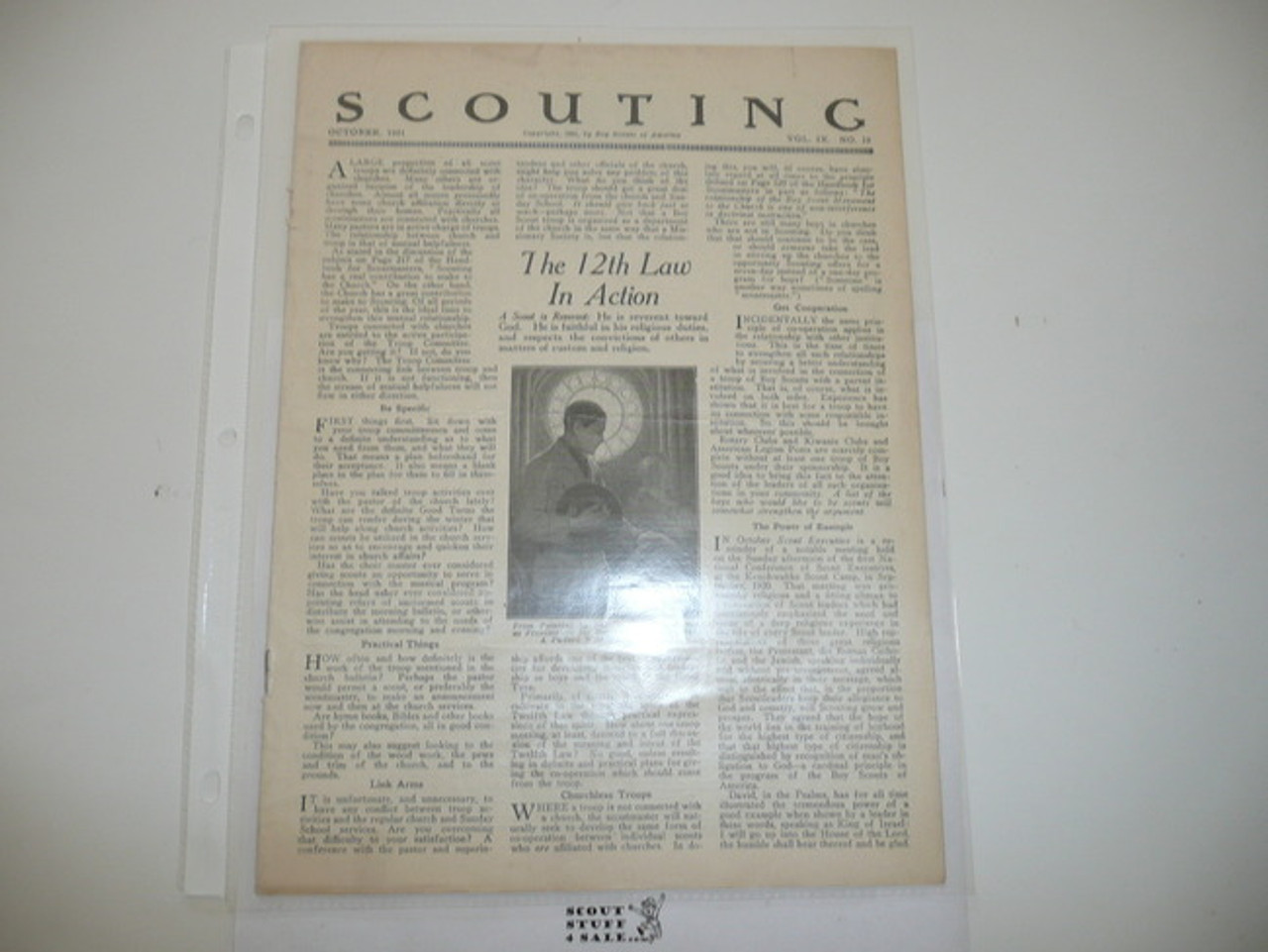 1921, October Scouting Magazine Vol 9 #10