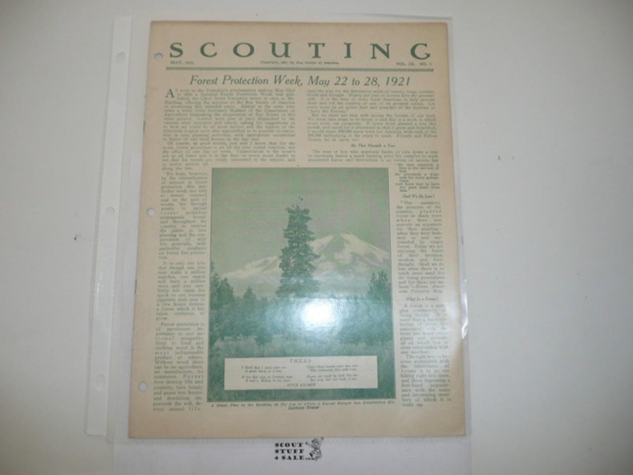 1921, May Scouting Magazine Vol 9 #5