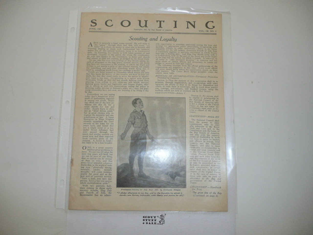 1921, June Scouting Magazine Vol 9 #6