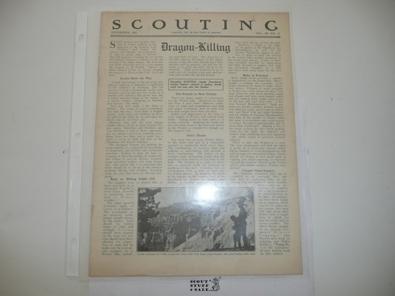 1921, December Scouting Magazine Vol 9 #12